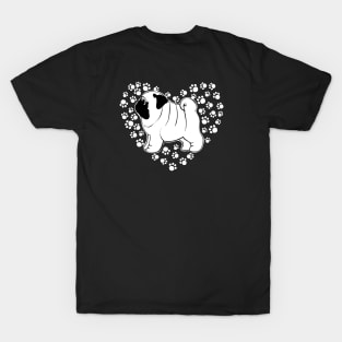 Pug dog lover gift. T-Shirt